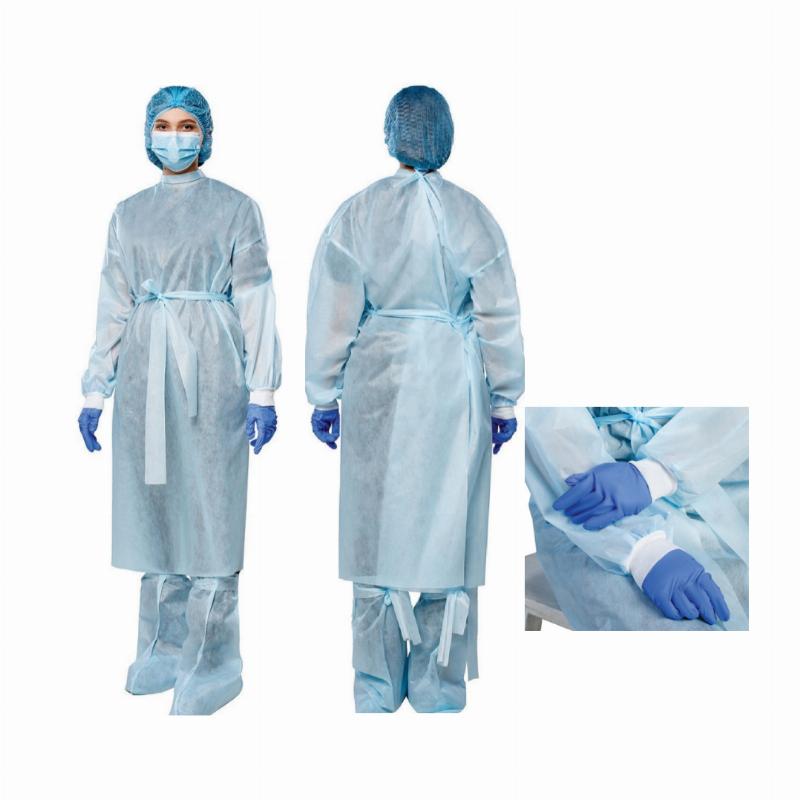 Халат хірургічний, розмір ХL(54-56),довжина 150 cm(см),на зав'зках, рукав на манжеті, СМС 30g/m2 (г/м2), стерильний, одноразового використання ,ТМ «АХІЛЛ»